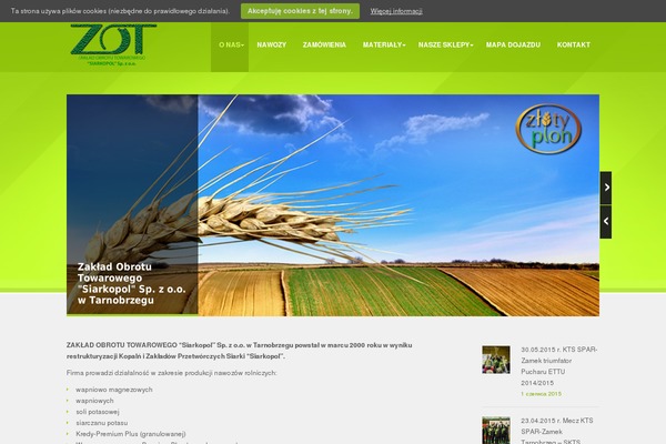 Site using Cookie_pop plugin