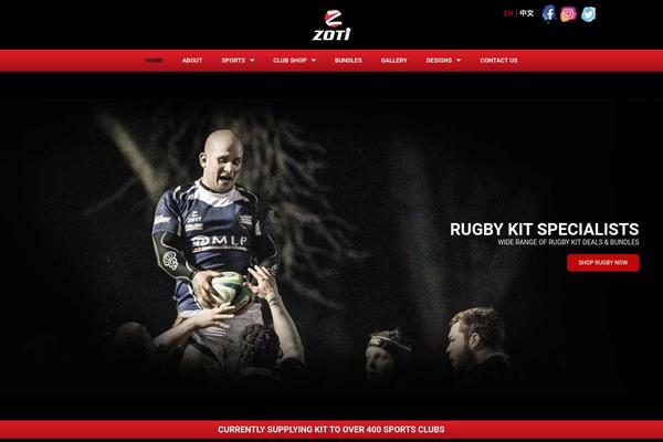 zotisports.com site used Loja