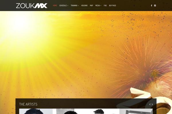 Vocal theme site design template sample