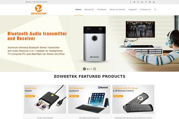 Nocti theme site design template sample