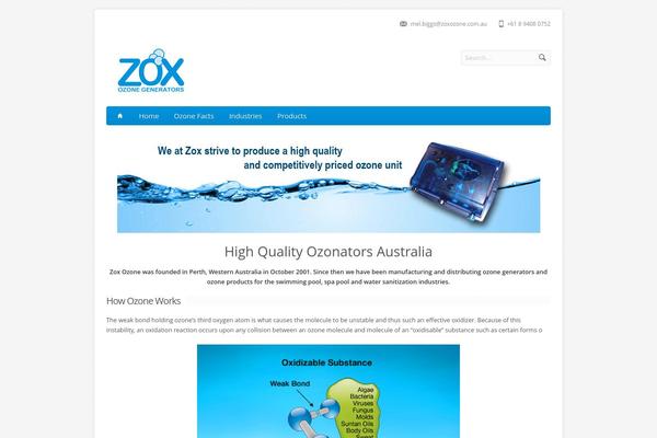 Aqua theme site design template sample