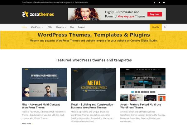 newser theme websites examples