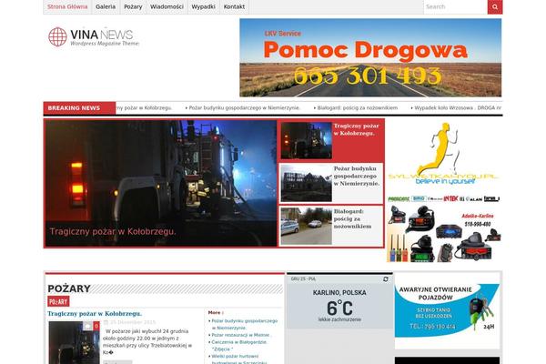 SplashNews theme site design template sample