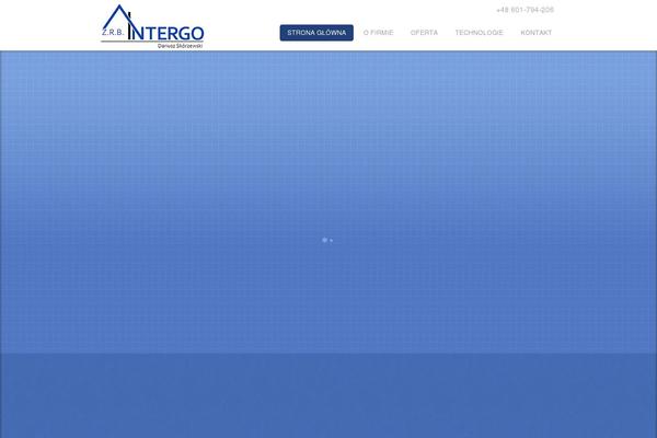 Bizco theme site design template sample