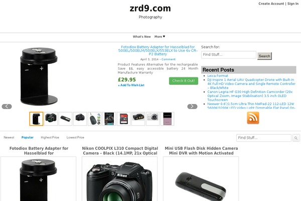 Covert Store Builder theme site design template sample