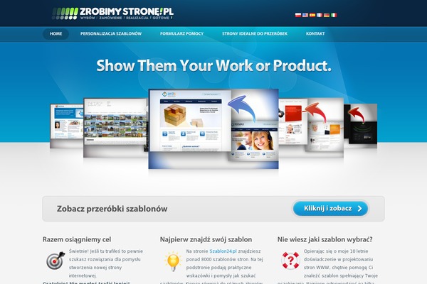 ShowTime theme site design template sample