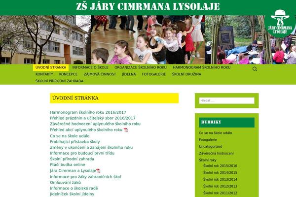 zs-lysolaje.net site used Twenty Thirteen