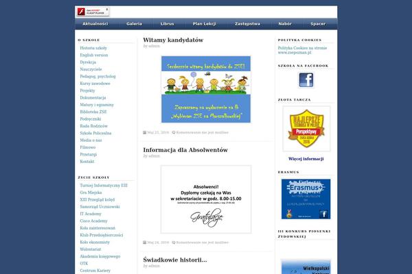 Neoclassical theme site design template sample