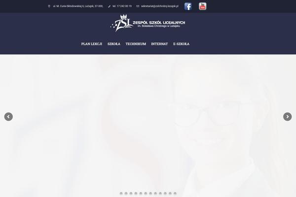 Total-school theme site design template sample