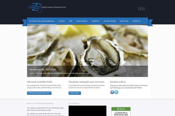Gusteau theme site design template sample