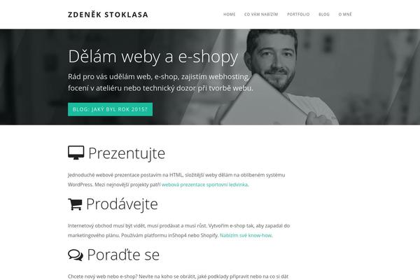 Generatepress_child theme site design template sample