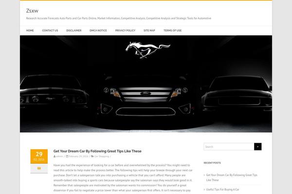 Agama theme site design template sample