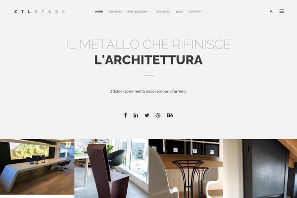 Infinite theme site design template sample