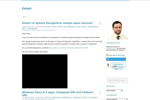 Belle theme site design template sample