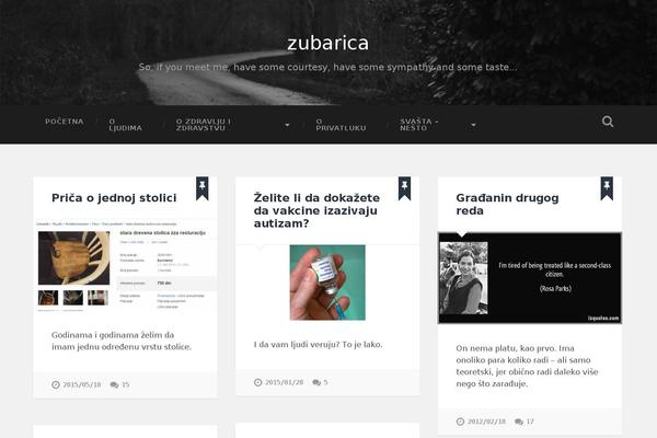 Baskerville theme site design template sample