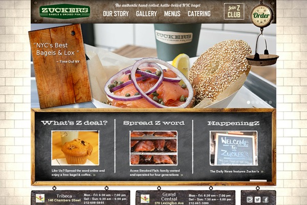 zuckersbagels.com site used Zuckers