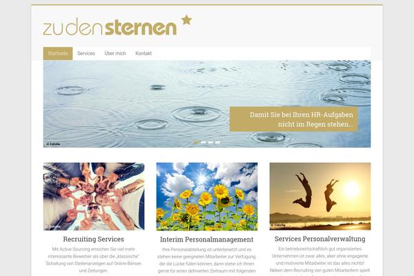 Accelerate theme site design template sample