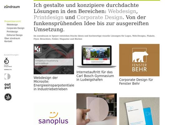 Portfolium theme site design template sample