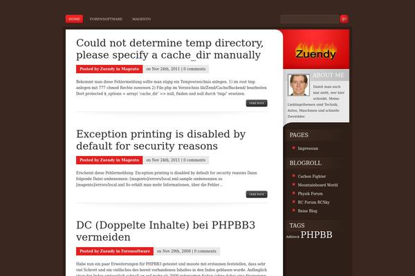Basic theme site design template sample