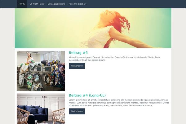 Twenty Seventeen theme site design template sample