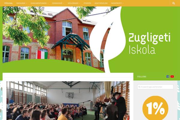 Hueman Child theme site design template sample