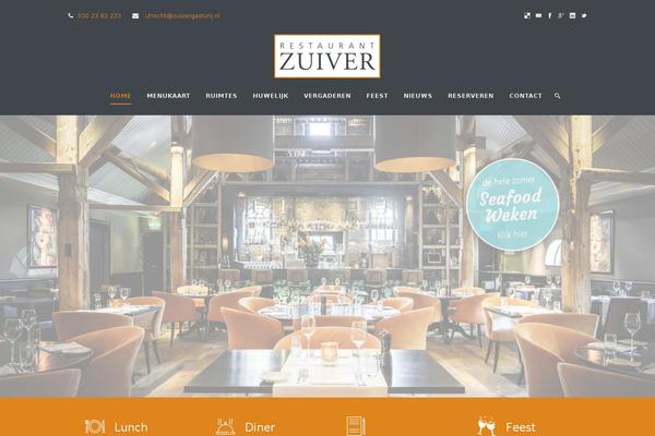 Site using Gdlr-food plugin