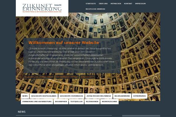zukunft-braucht-erinnerung.de site used Zbe