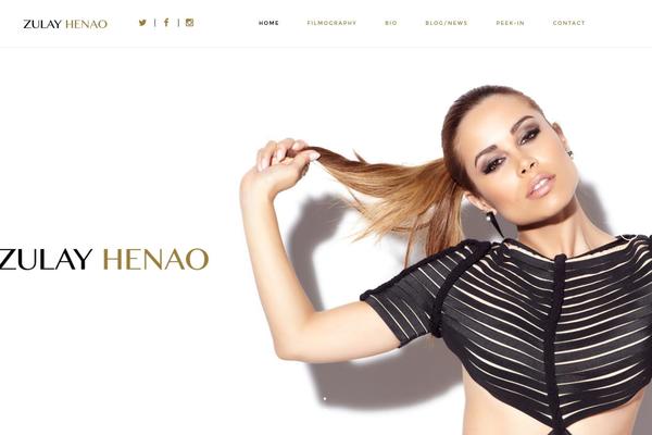 Ueneo theme site design template sample