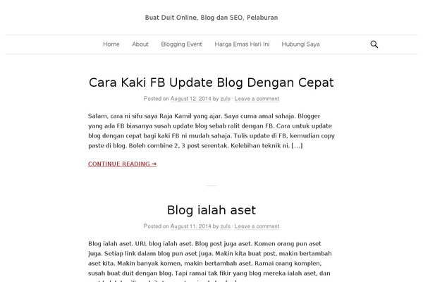 Valenti theme site design template sample
