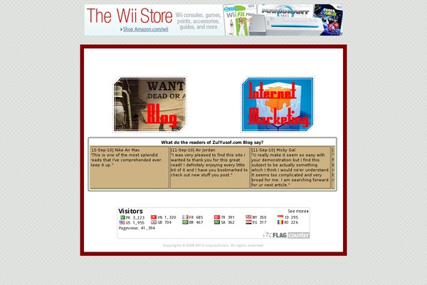 Motion theme site design template sample