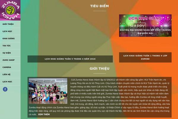 zum3hanoi.com site used Zumba