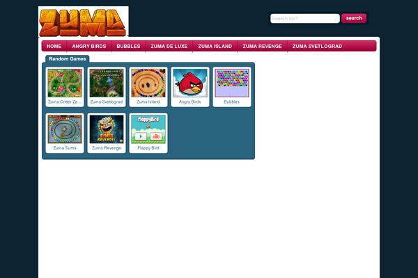Wtb Game theme site design template sample