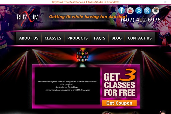 Site using Font Awesome More Icons plugin