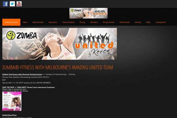 Evolution theme site design template sample