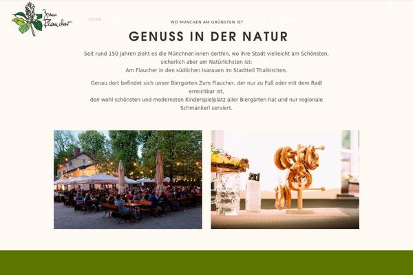 Savory-child theme site design template sample