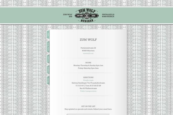 zumwolf.com site used Padre