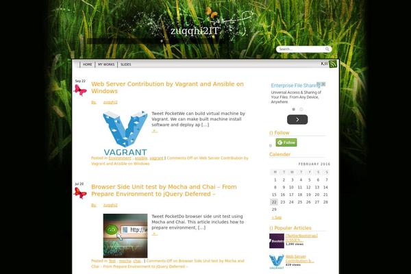 Site using Image Lazy Load plugin