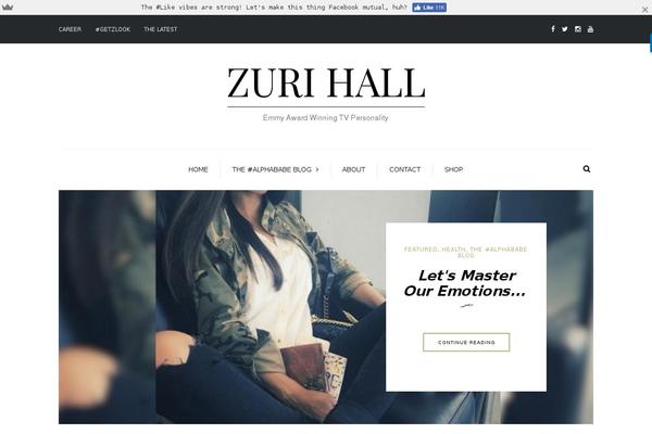 Camille theme site design template sample