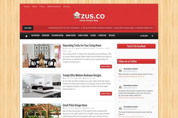 zus.co site used Theme Rush