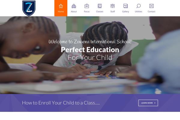 Fable theme site design template sample