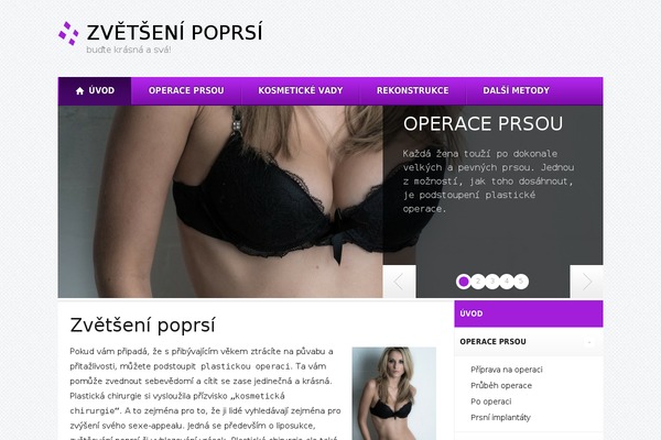 zvetsenipoprsi.eu site used Adbees