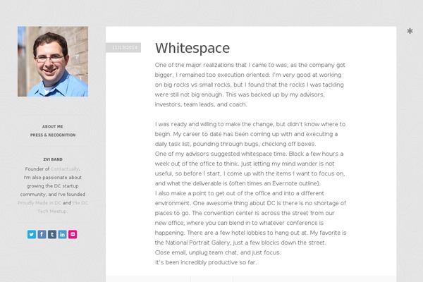 Typology theme site design template sample