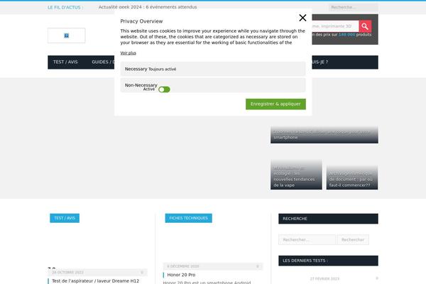 Site using Easy Table of Contents plugin