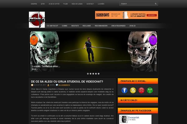 Inx Game theme site design template sample