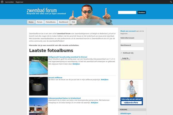 Site using Widgetize Pages Light plugin