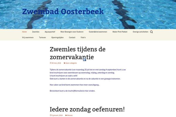 Twenty Thirteen theme site design template sample