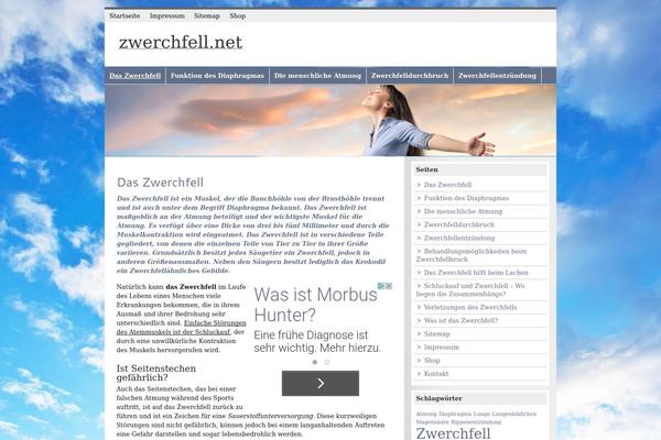zeeMagazine theme site design template sample