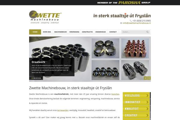 Finesse theme site design template sample