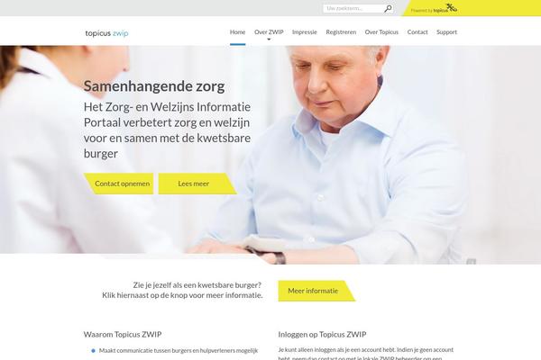 inFocus theme site design template sample