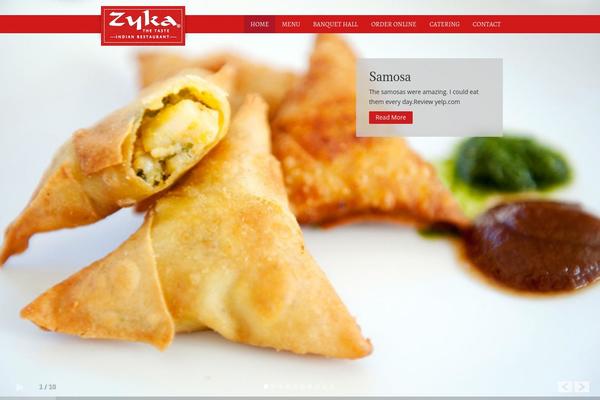 Lezzatos theme site design template sample